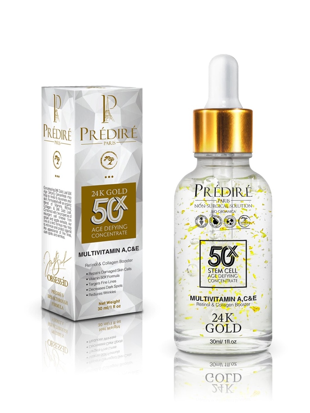 NIB✨PREDIRE PARIS 24K Gold Leaf 50X Age-Defying Concentrate